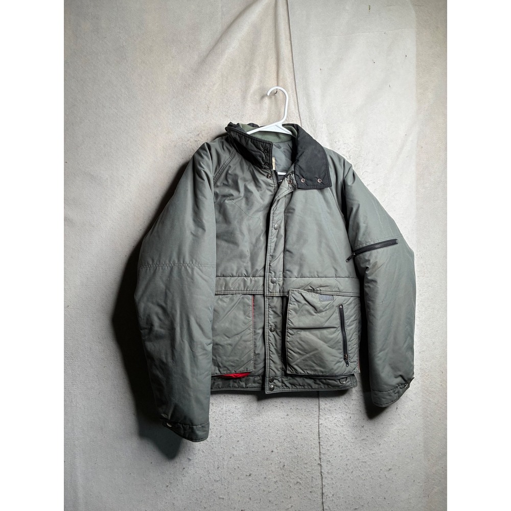 Vintage Field & Stream Gordon Ferguson Down Puffer Jacket Sage Green Mens Large